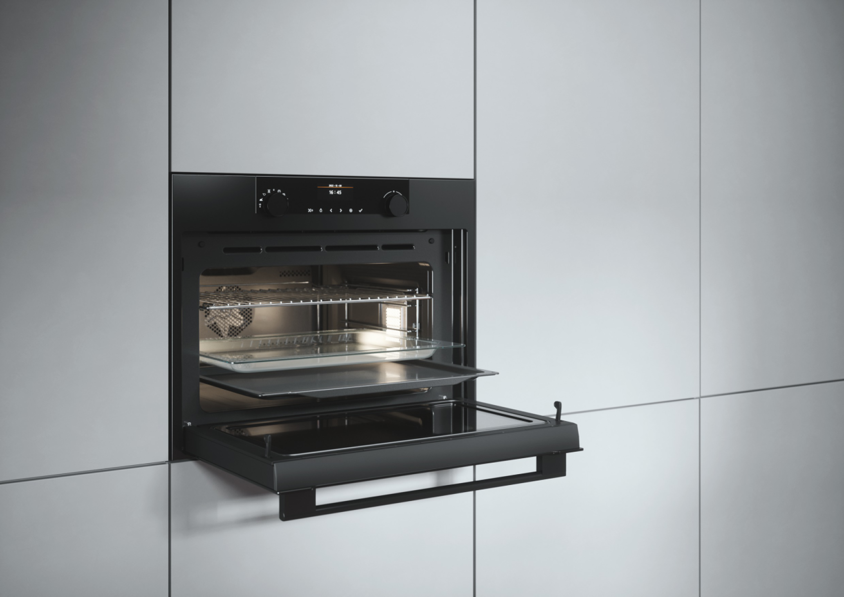Фото компактного духового шкафа аско OCM8464A1